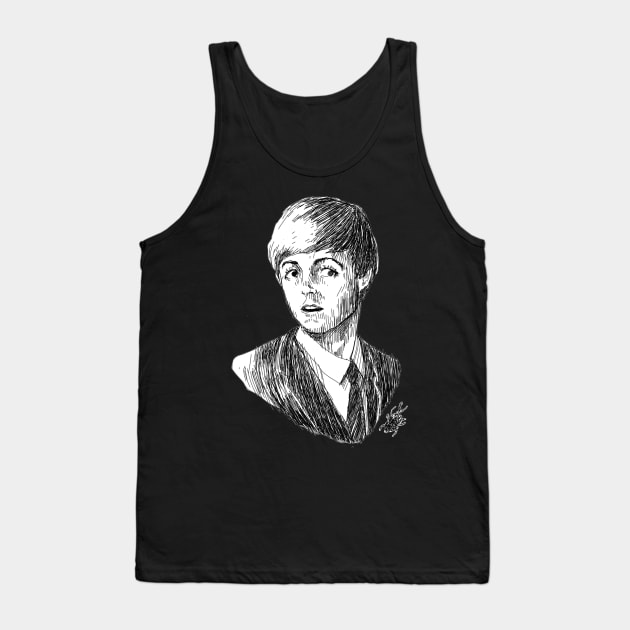 Paul McCartney Tank Top by AkioCalibo